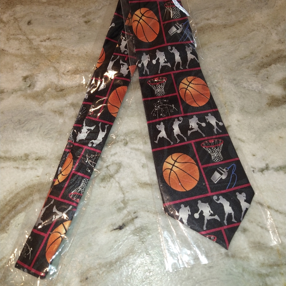 Basketball Printed Tie